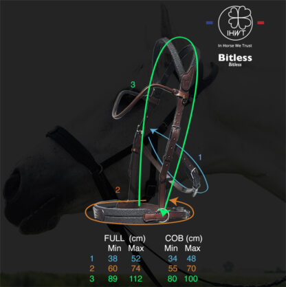 Bridon Évolution Soft T Contact bitless – Image 8